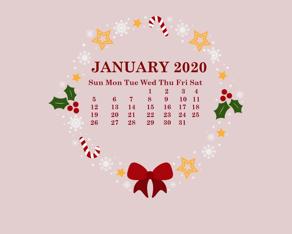 Free 2020 HD Wallpaper Calendar Calendar 2020