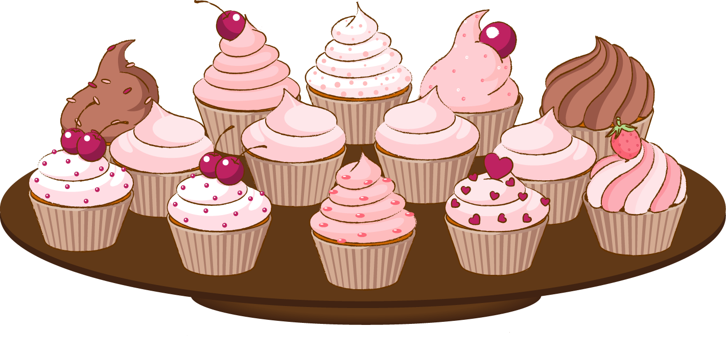 Clip Art Of A Cupcake With Sprinkles Cake Clipart Best