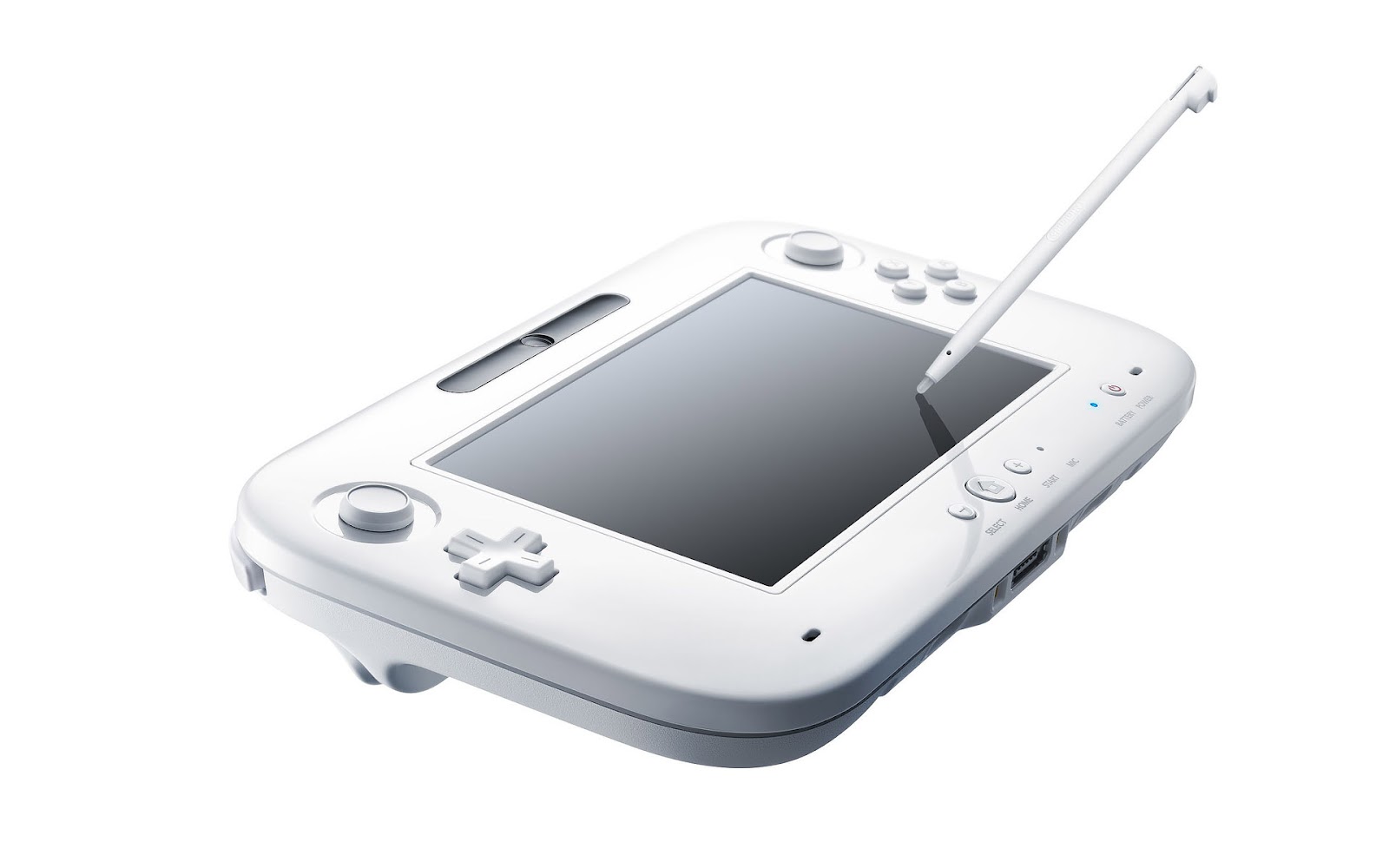Nintendo Wii U Gamepad Achtergrond Met Een Of Controller