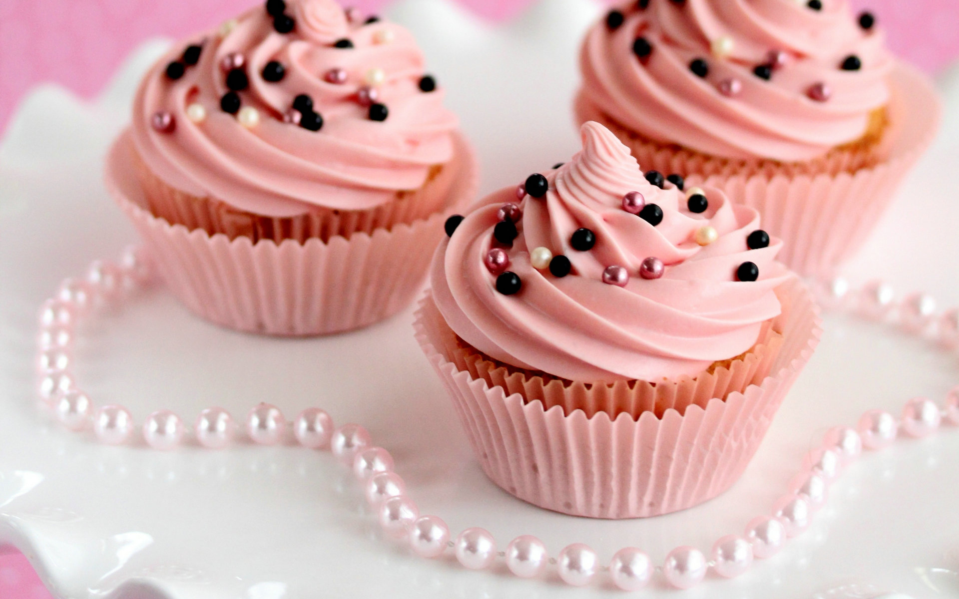 Pink Cupcakes Wallpaper Umad