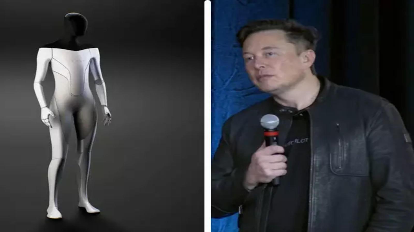 Elon Musk Unveils Tesla Bot Says Will Launch Prototype Of