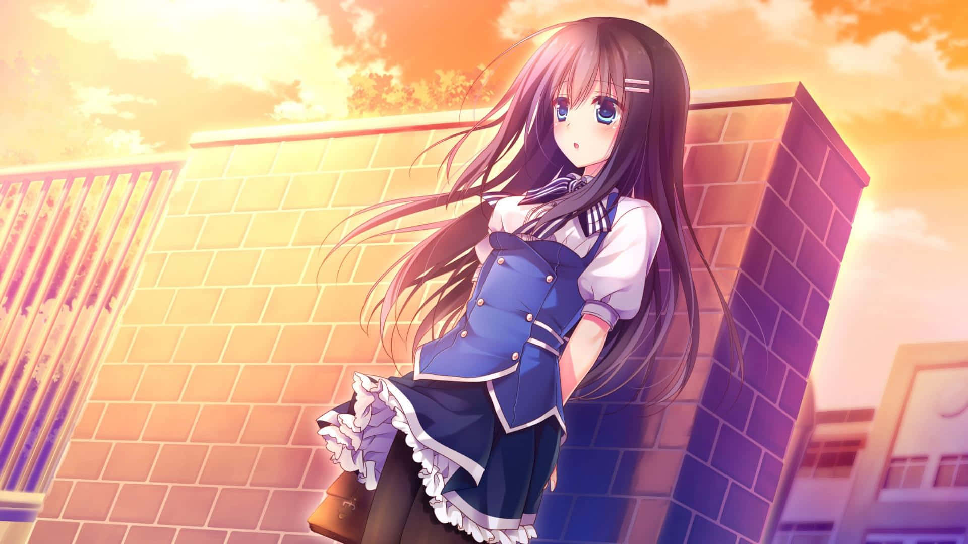 School Girl Wallpaper