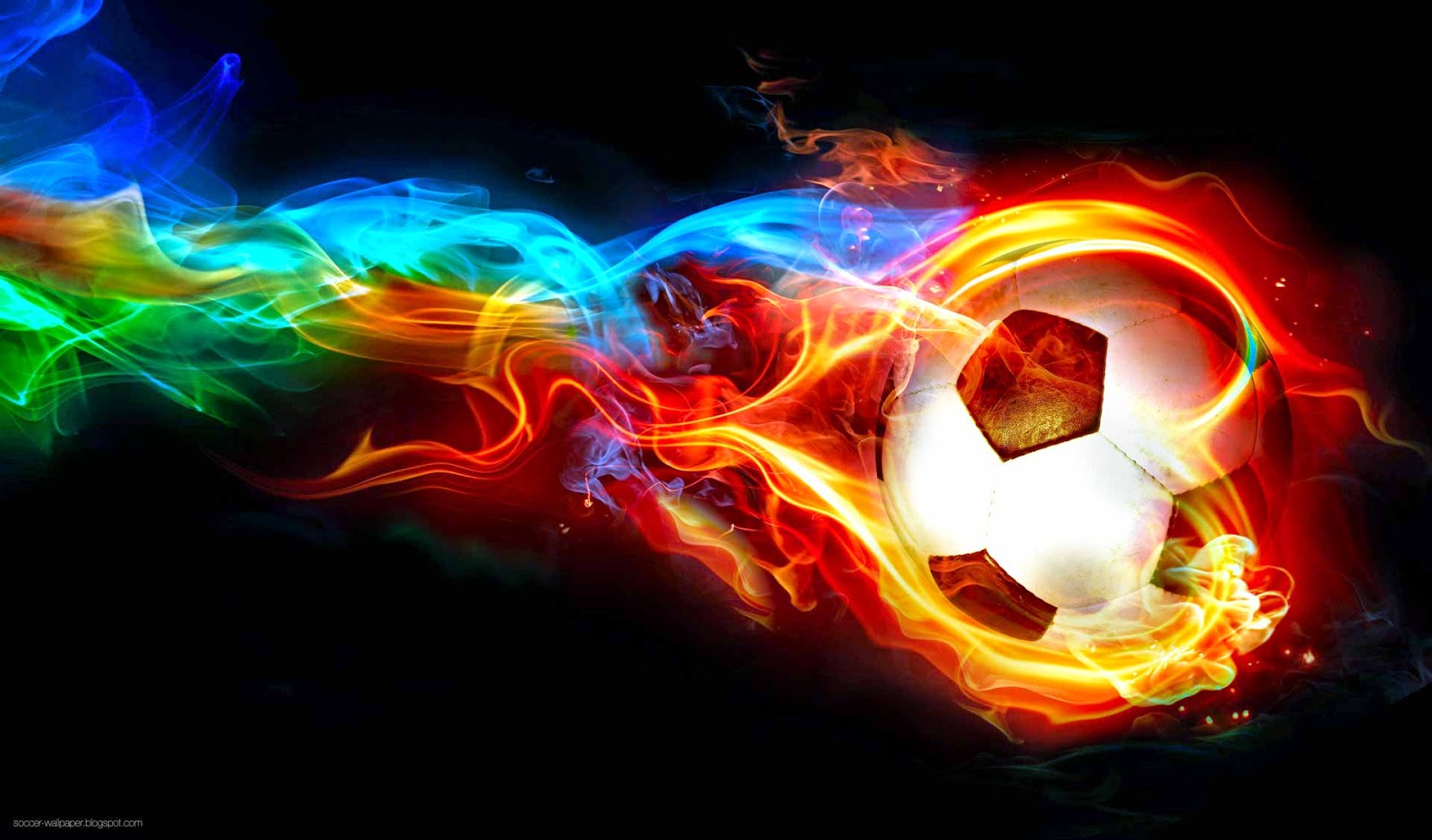 Flaming Soccer Ball Wallpaper - WallpaperSafari
