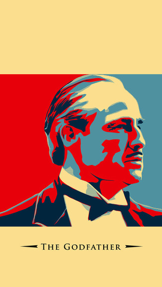 The Godfather Artwork iPhone 5c 5s Wallpaper