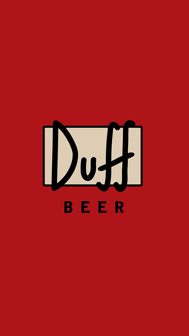 Beer Duff The Simpsons Wallpaper