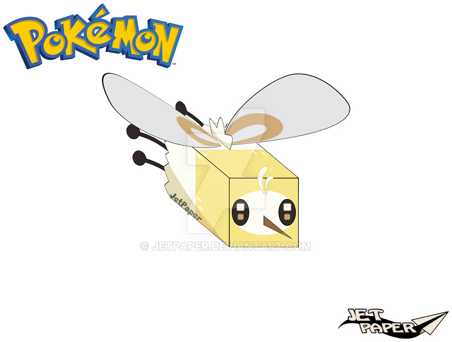 Cutiefly 3d Pokemon By Jetpaper