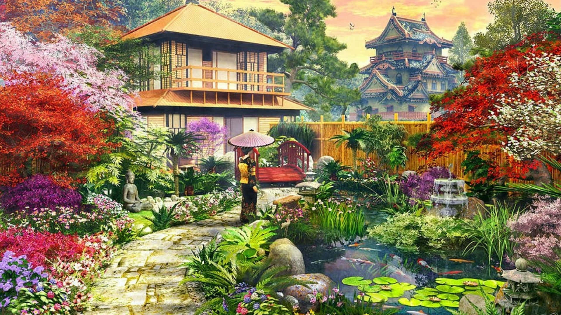 Traditional Japanese Art Wallpaper