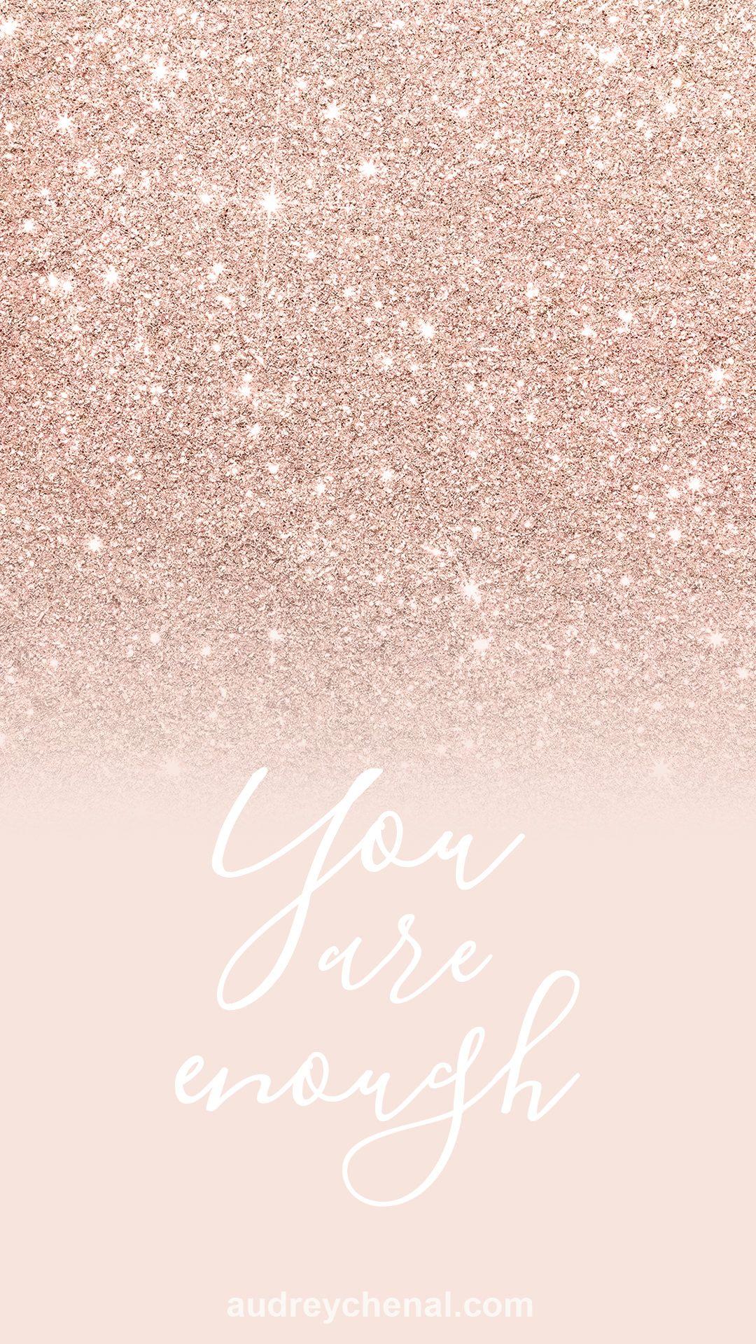 Modern Girly iPhone Wallpaper Background Gold