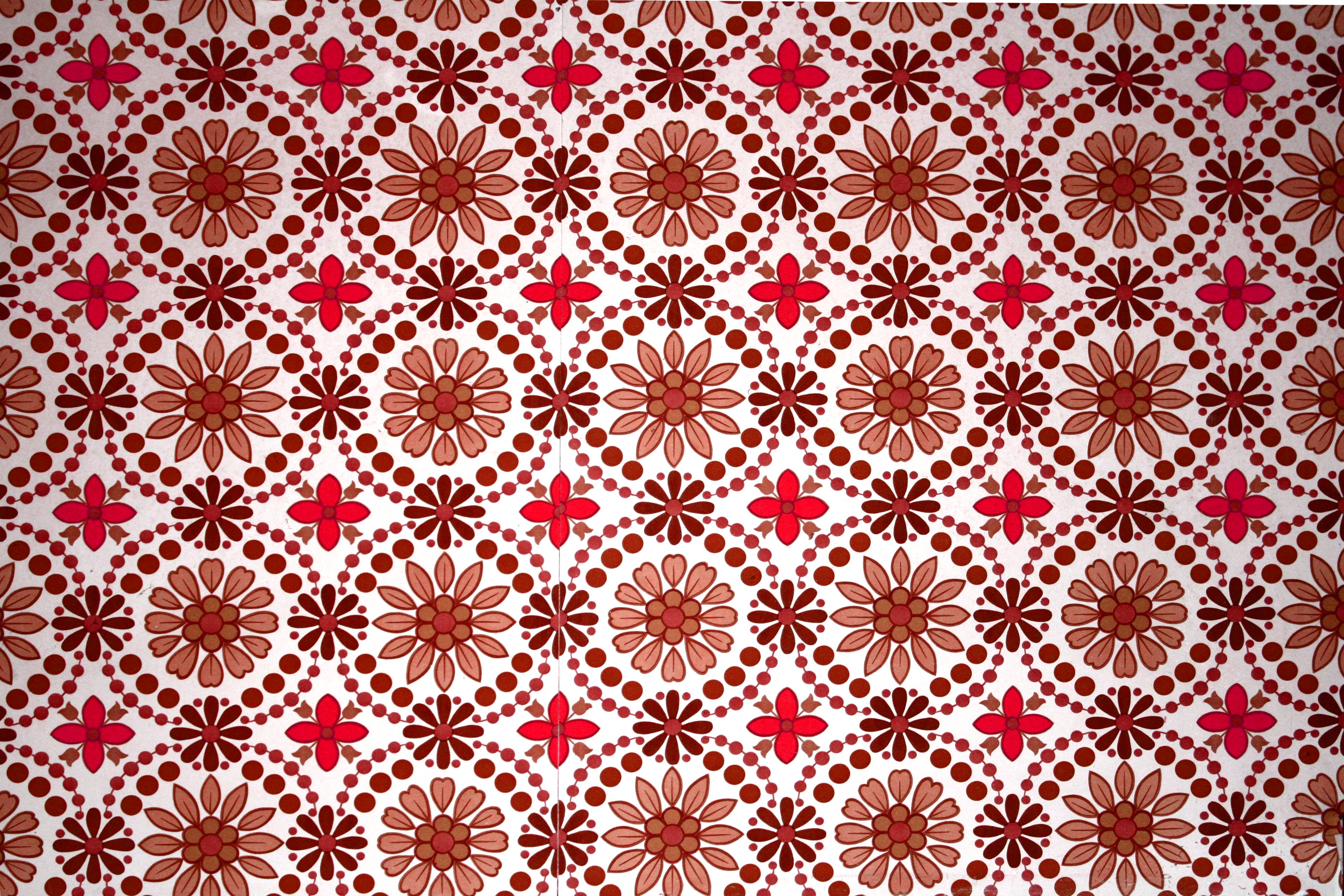 Brown And Red Flower Wallpaper Texture High Resolution Photo
