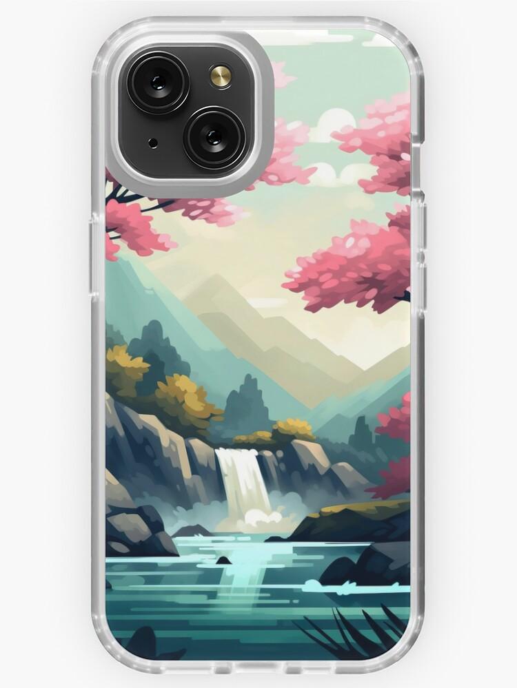 Mountain Waterfall Wallpaper iPhone Case For Sale By Dyarwan