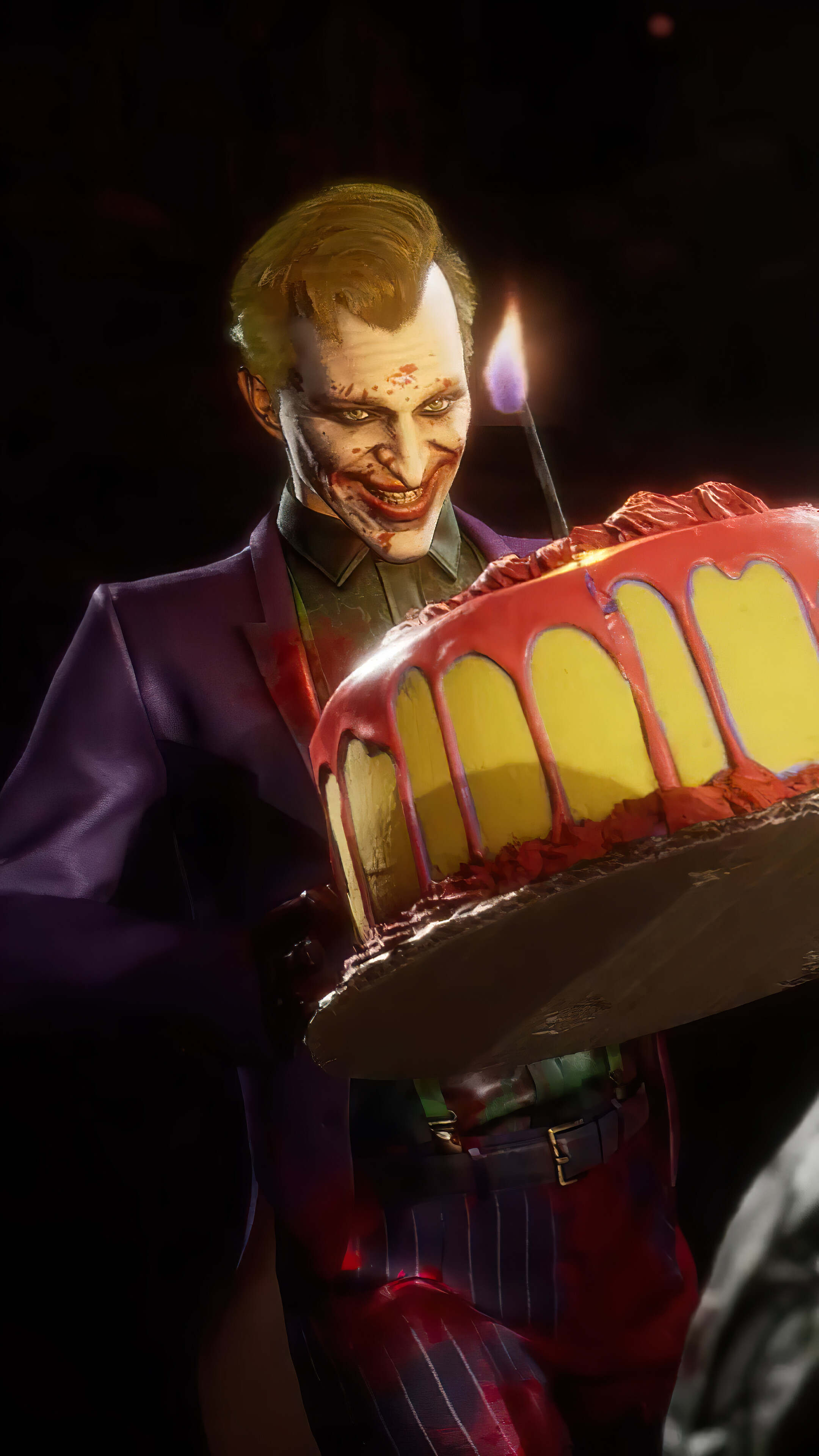 Joker Cake Bomb Fatality Mortal Kombat 4k Wallpaper