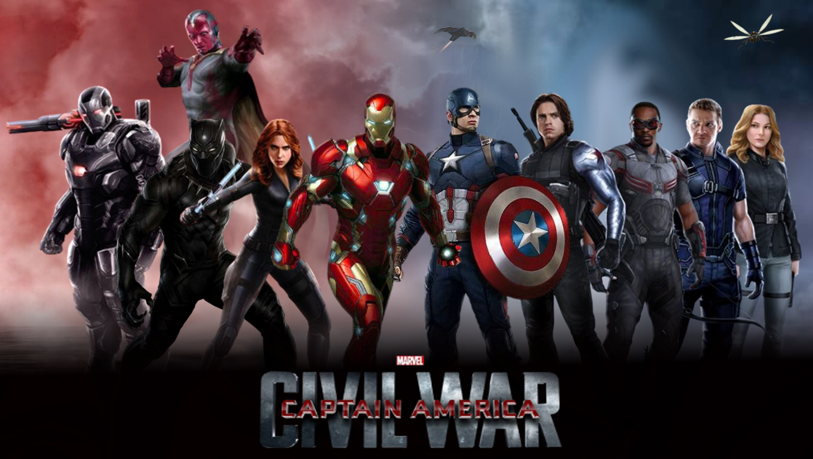 Captain America Civil War By Arkhamnatic Watch Fan Art Wallpaper