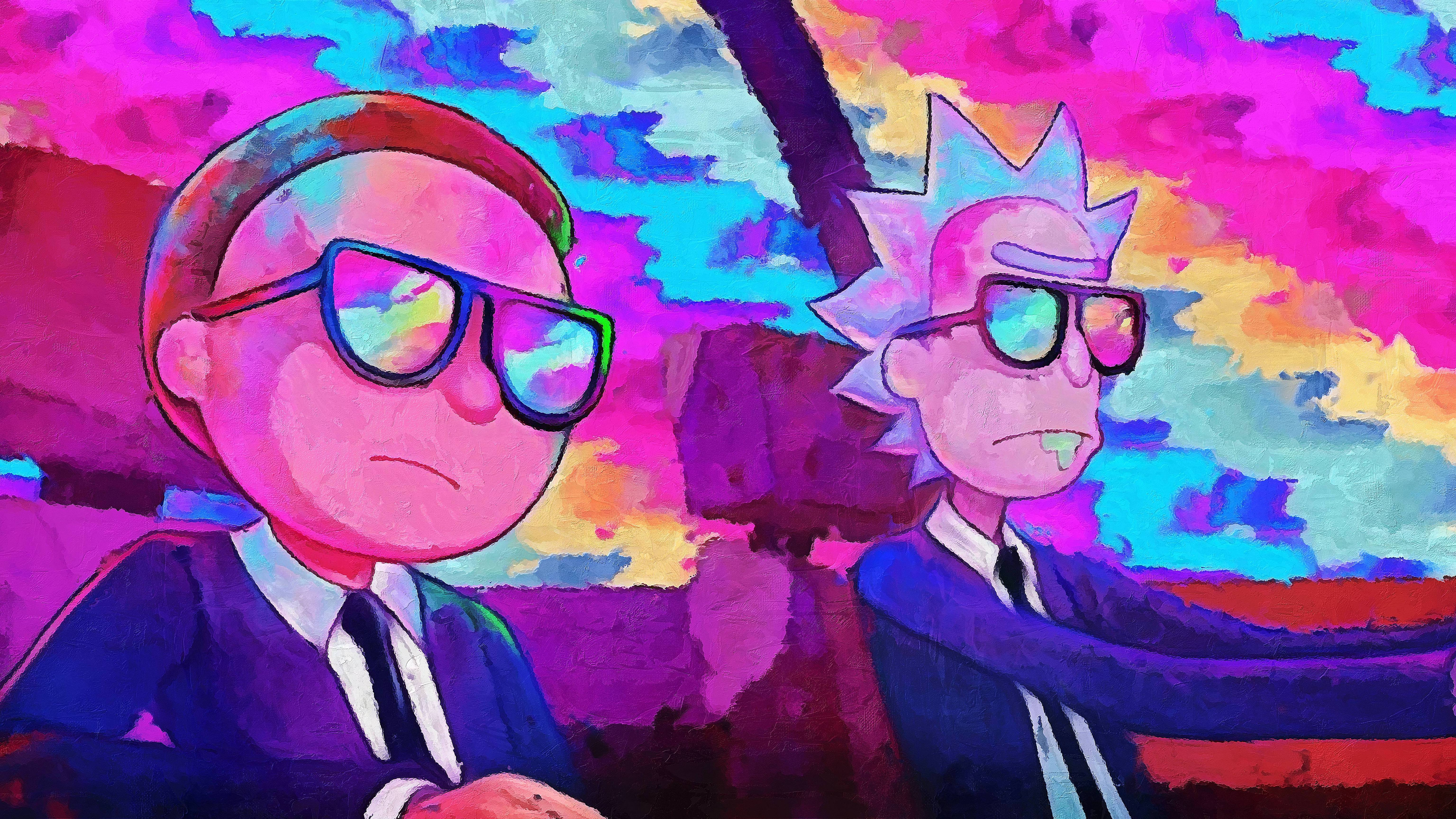 Rick And Morty 5k Artwork HD Tv Shows 4k Wallpaper Image