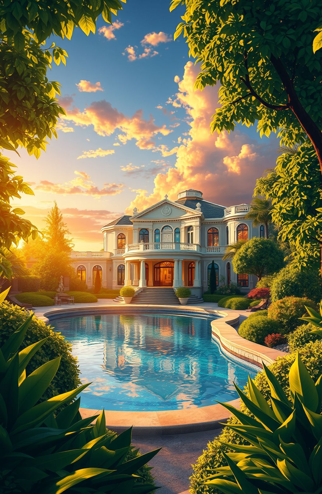 Luxury Mansion Wallpaper