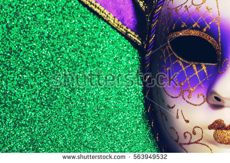Background Mardi Gras Fat Tuesday Masquerade Stock Photo
