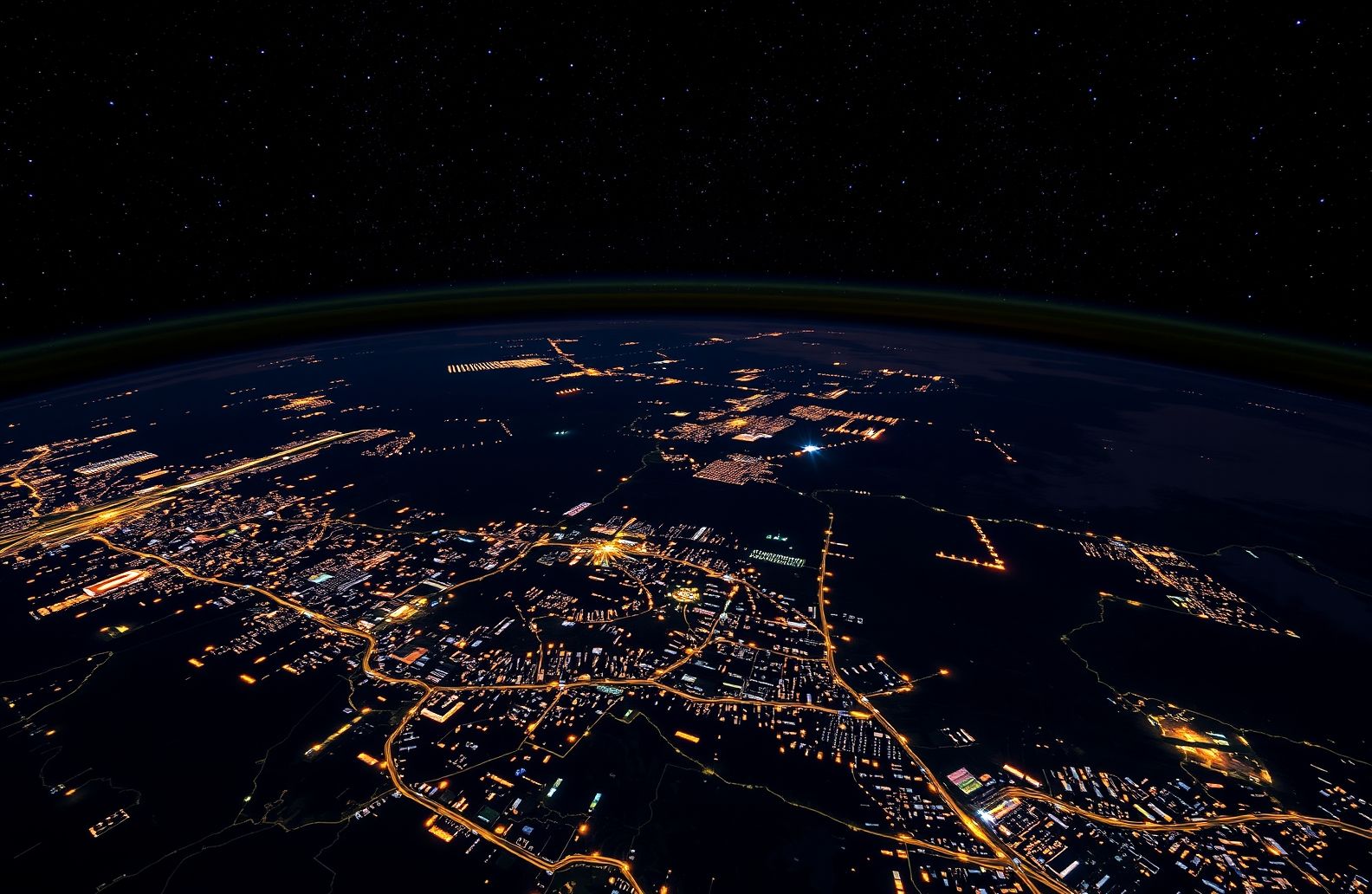 Earth At Night Wallpaper HD
