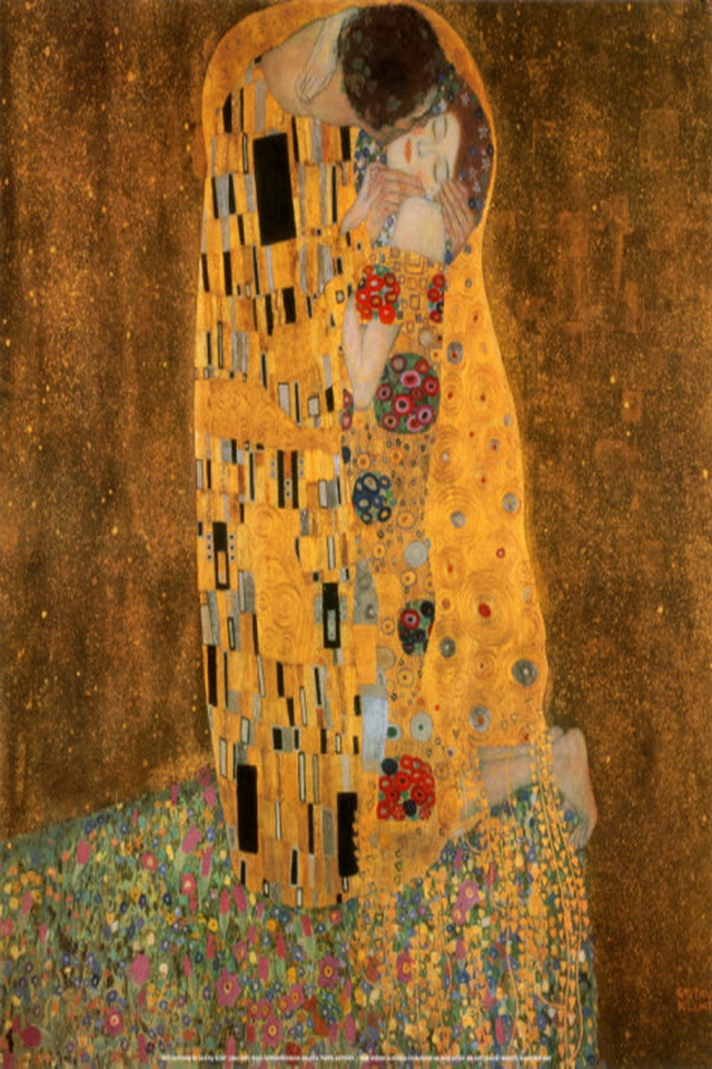 THE KISS Gustav KLIMT Oil Painting with Gold 20x24 stretched Canvas **SALE  | eBay