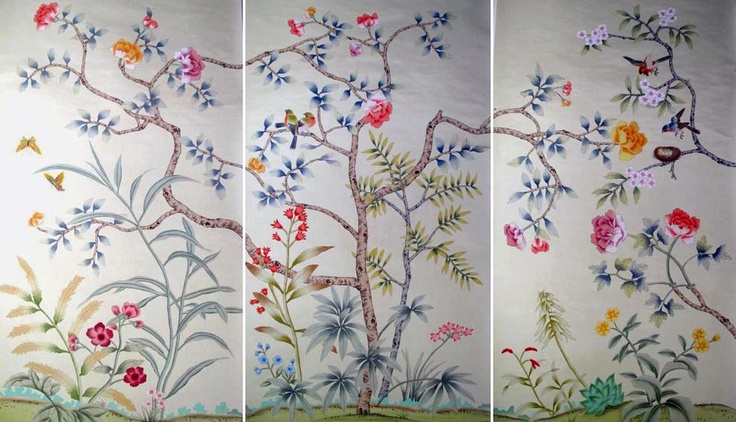 Griffin Wong wallpaper panels chinoiserie the art of chinoiserie 736x422