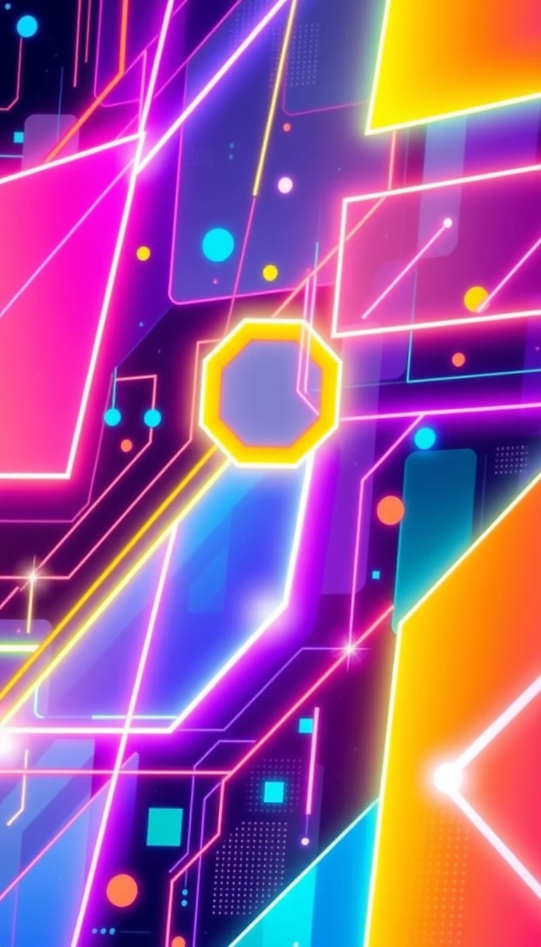 Neon 4k Phone Wallpaper