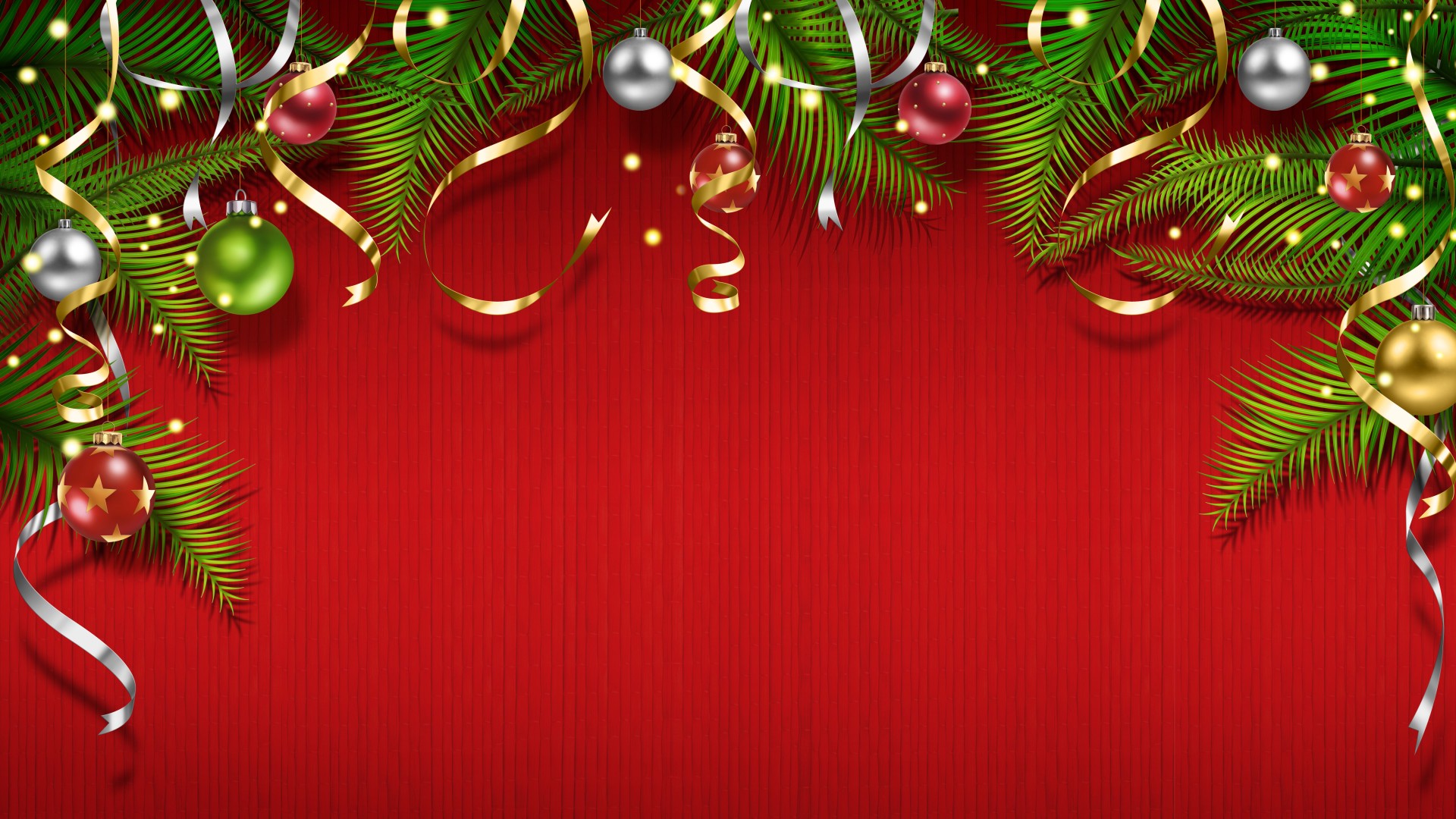 Christmas Wallpaper Red And Green Festival Collections