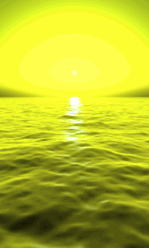 Yellow Ocean Screensaver Windows Phone Wallpaper