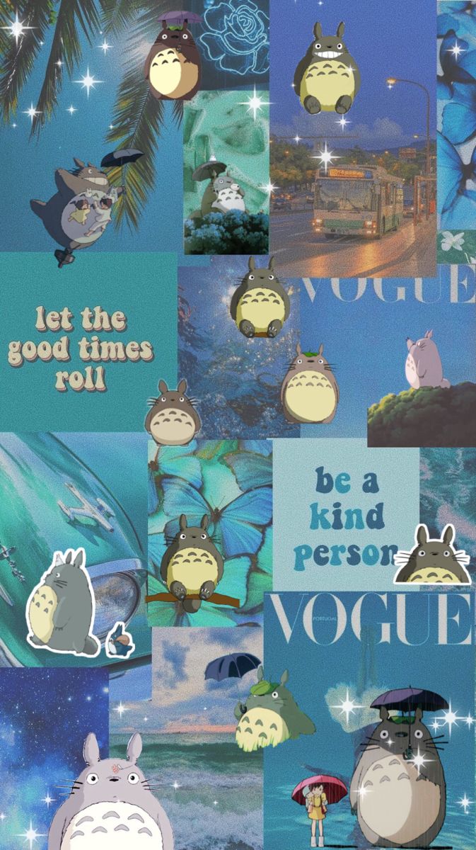 Totoro Aesthetic Wallpaper In iPhone