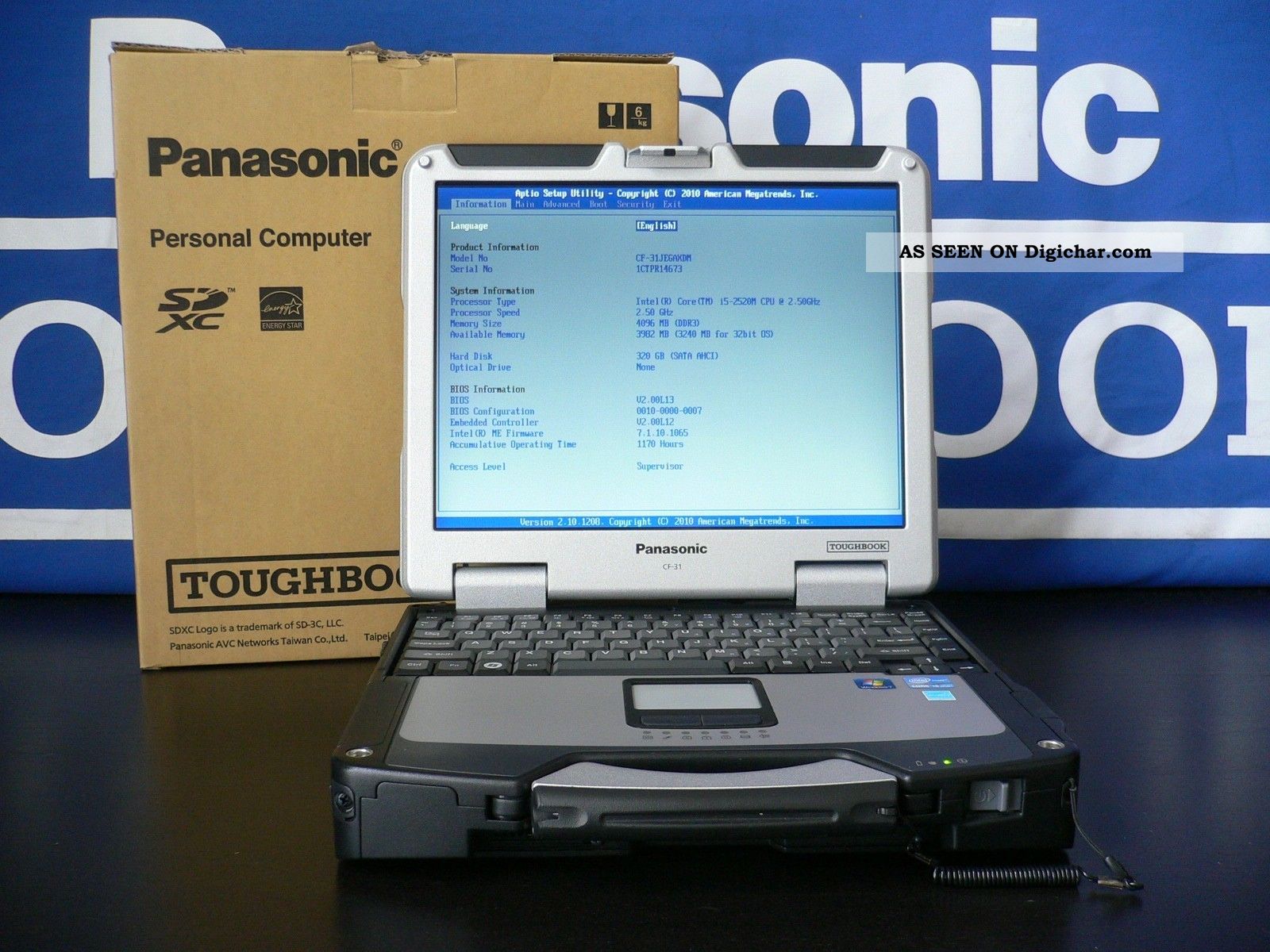 Panasonic Toughbook Cf Touch Gb Ram Low Bios Hours