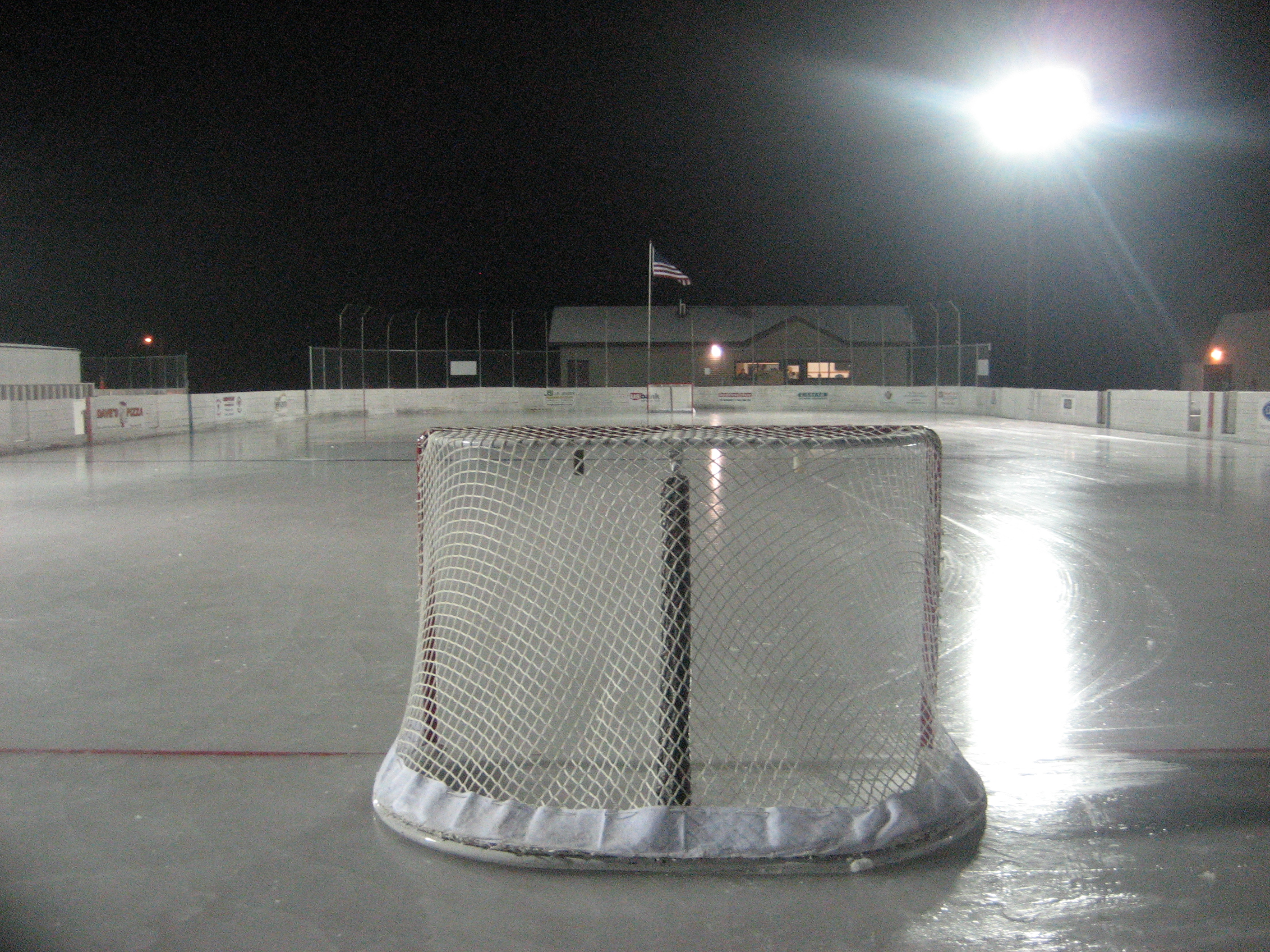 Ice Hockey Rink Background Displaying Image For