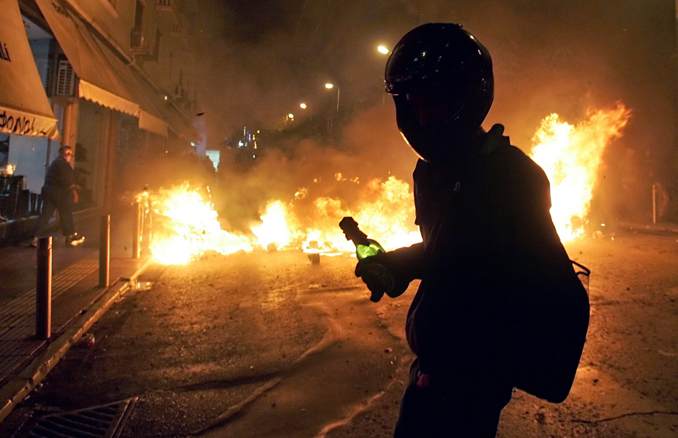 Greek Riots Photos The Big Picture Boston