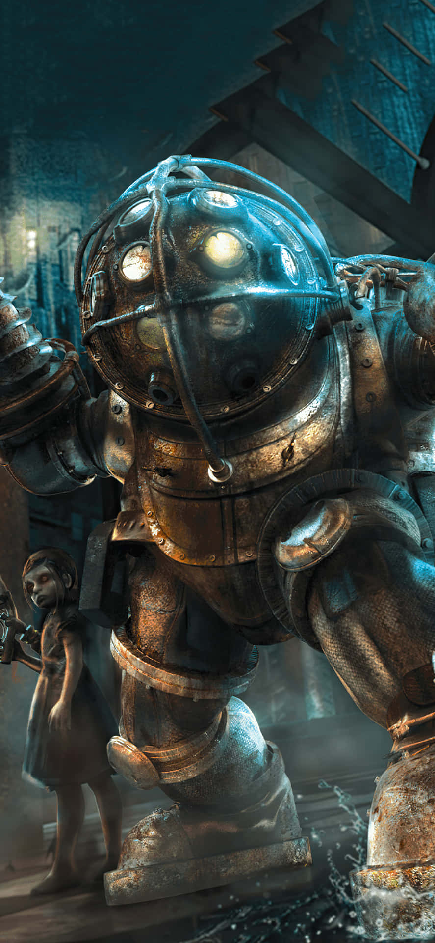 Enjoy Graphical Wonders With 4k Bioshock On Your iPhone Wallpaper