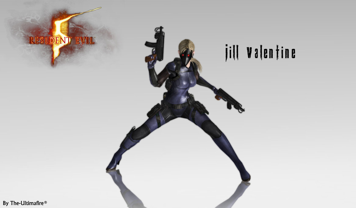 Resident Evil Jill Valentine Pose 3d By The Ultimafire On