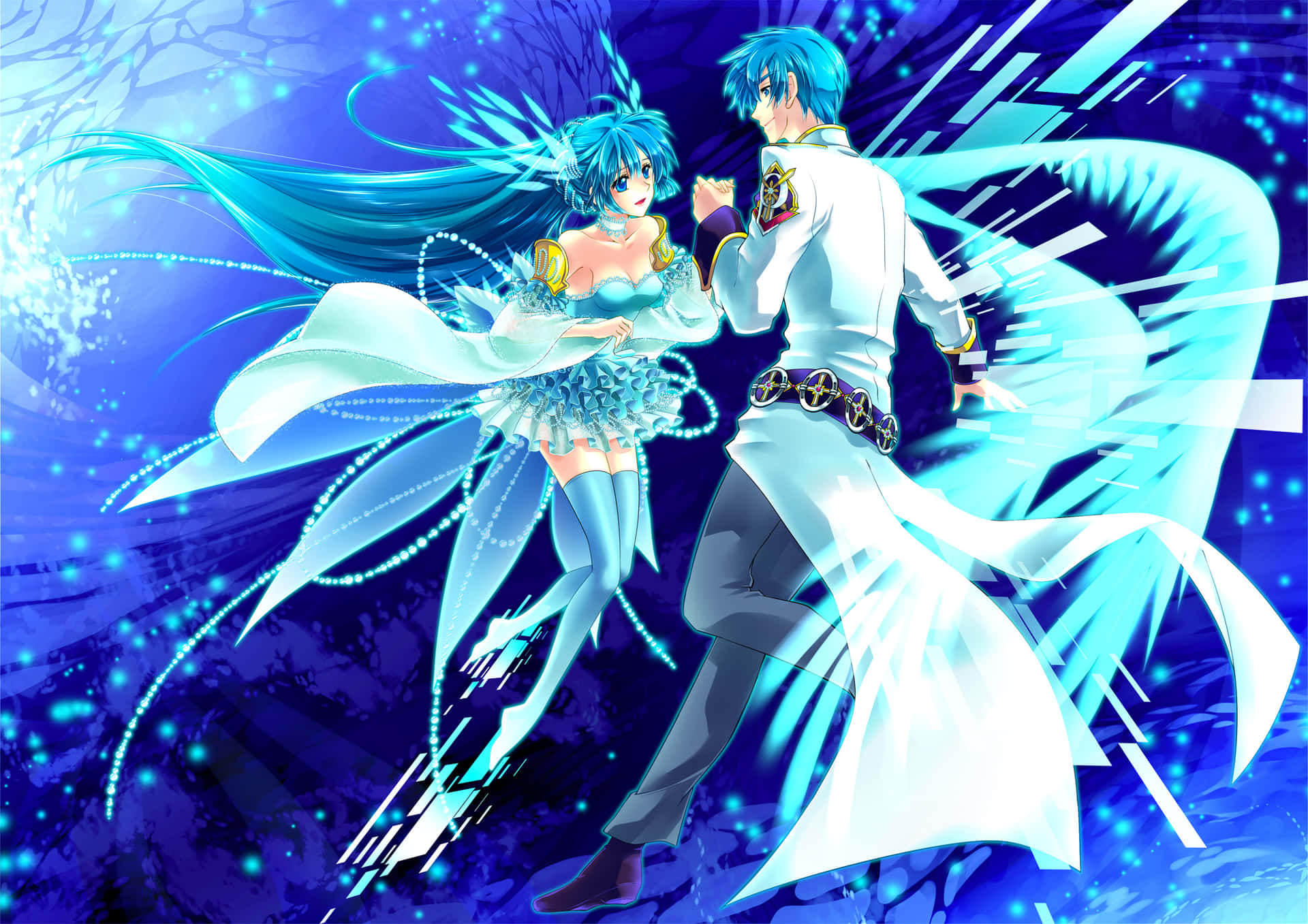Blue Anime Wallpaper