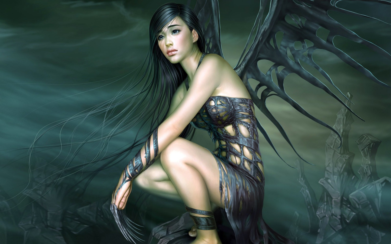 Dark Fairy desktop wallpaper