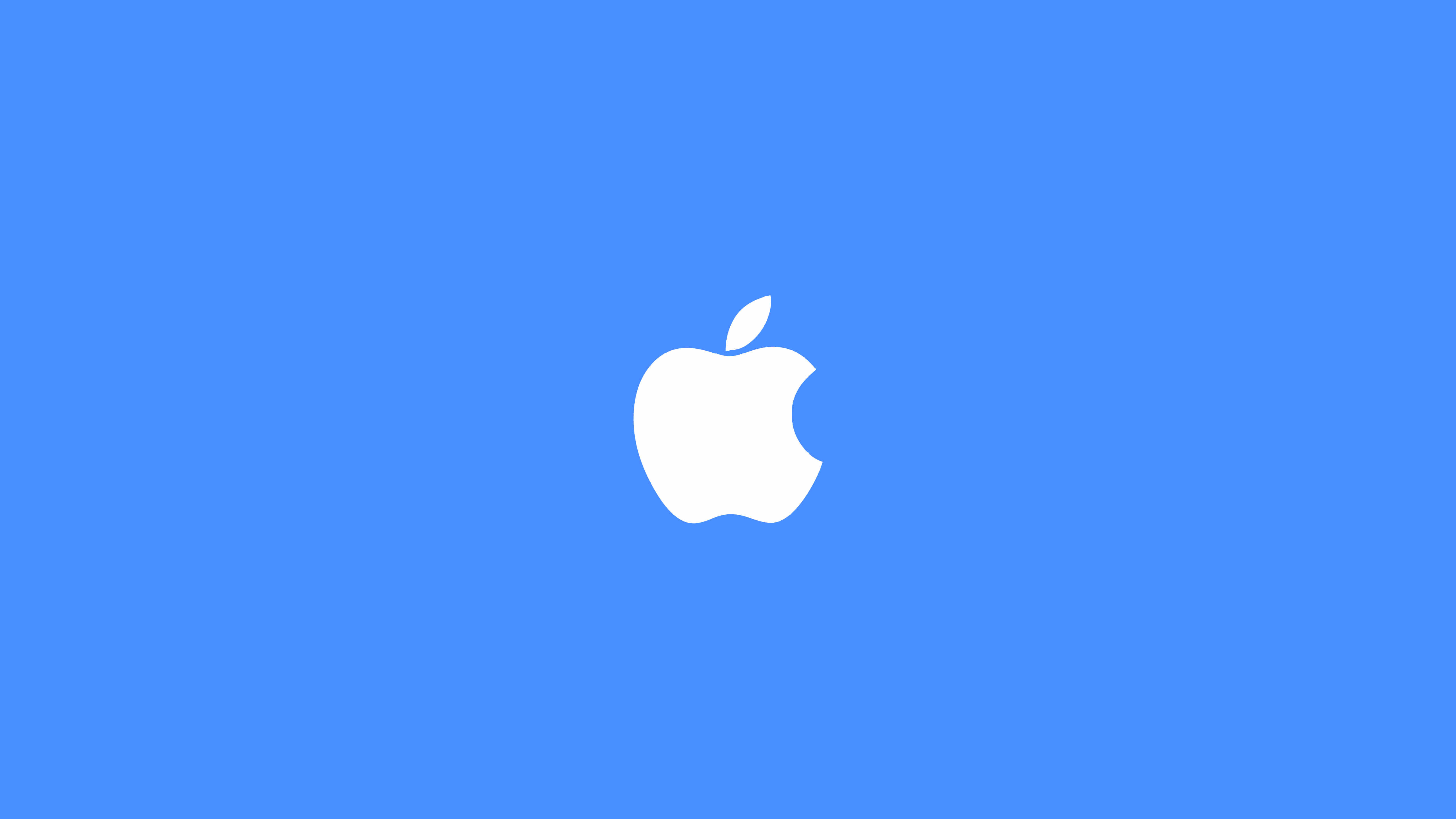 Apple Logo Blue Wallpaper Sc Desktop