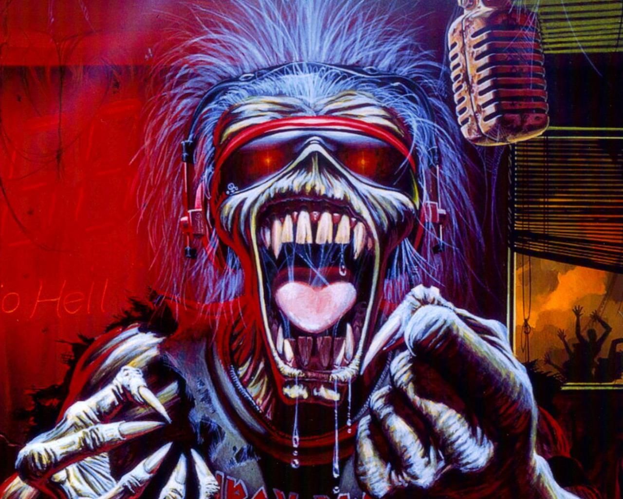 Iron Maiden Music Eddie HD Wallpaper Desktop Background