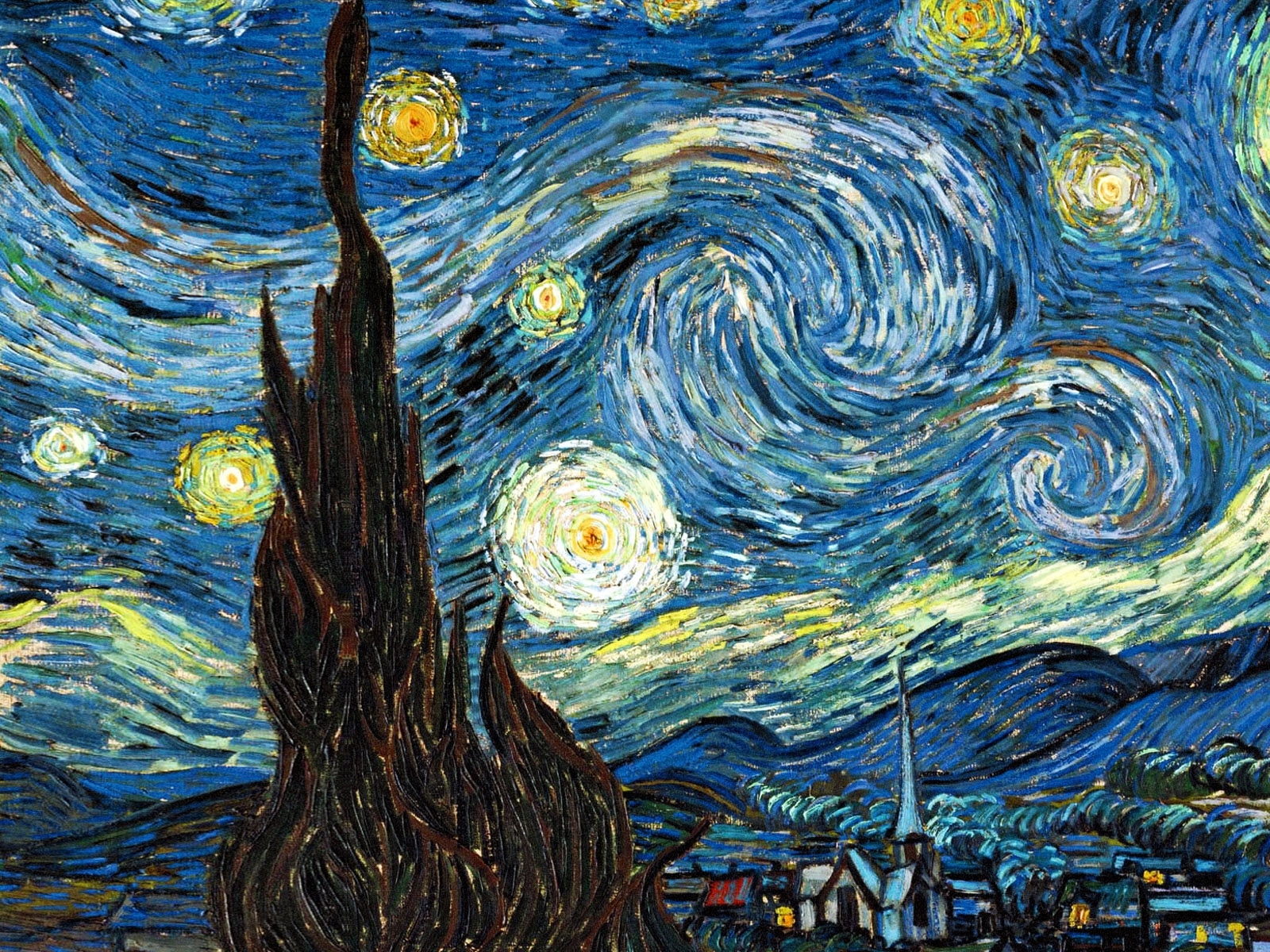 Van Gogh Vincent Wallpaper Art Party Invitations Ideas