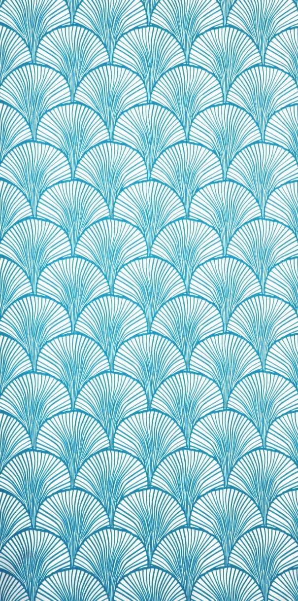 Scandinavian Wallpaper Decor Mimou Electric Blue