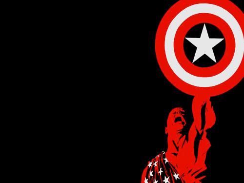 Cell Phone Captain America Widescreen Wallpaper