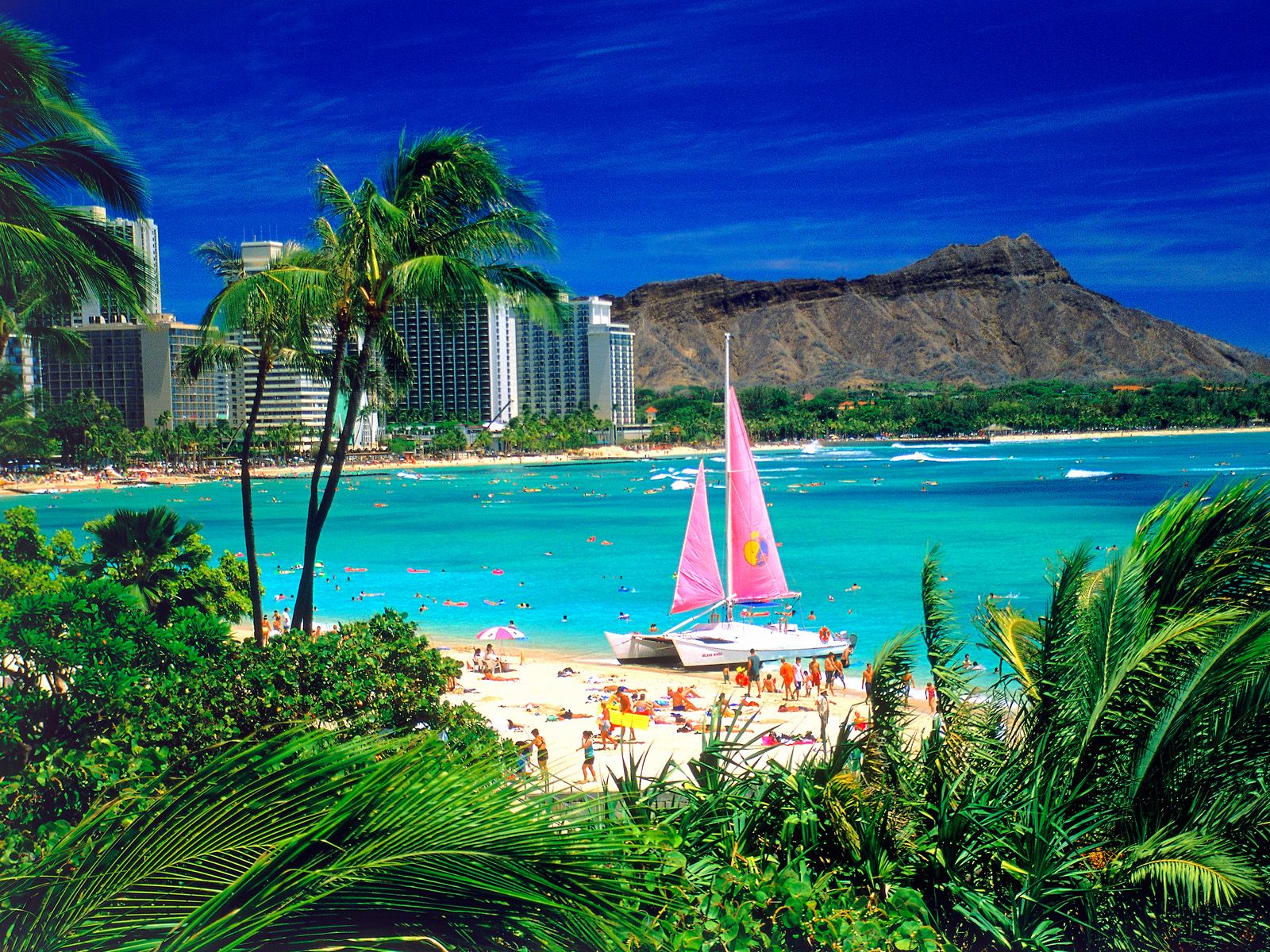 Waikiki Oahu Hawaii Wallpaper HD