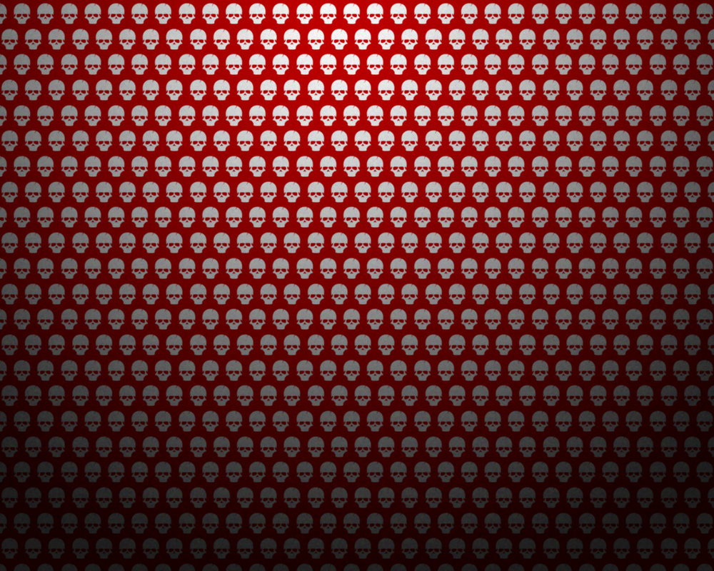 Skull Background Wallpaper Red By