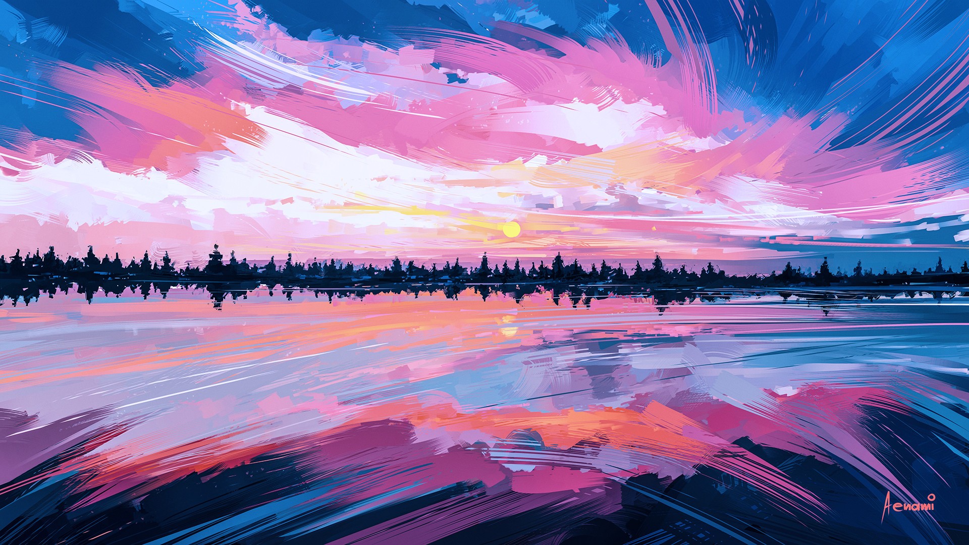 Artistic Painting HD Wallpaper By Alena Aenami