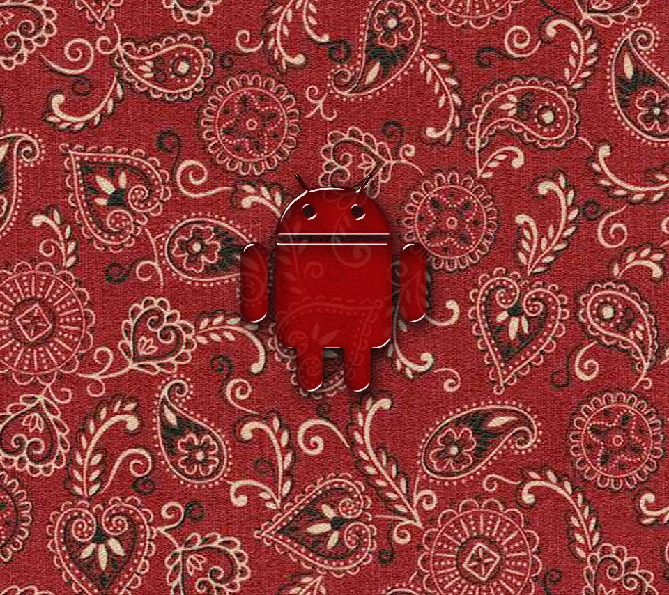 Red And Black Bandana Background Droid