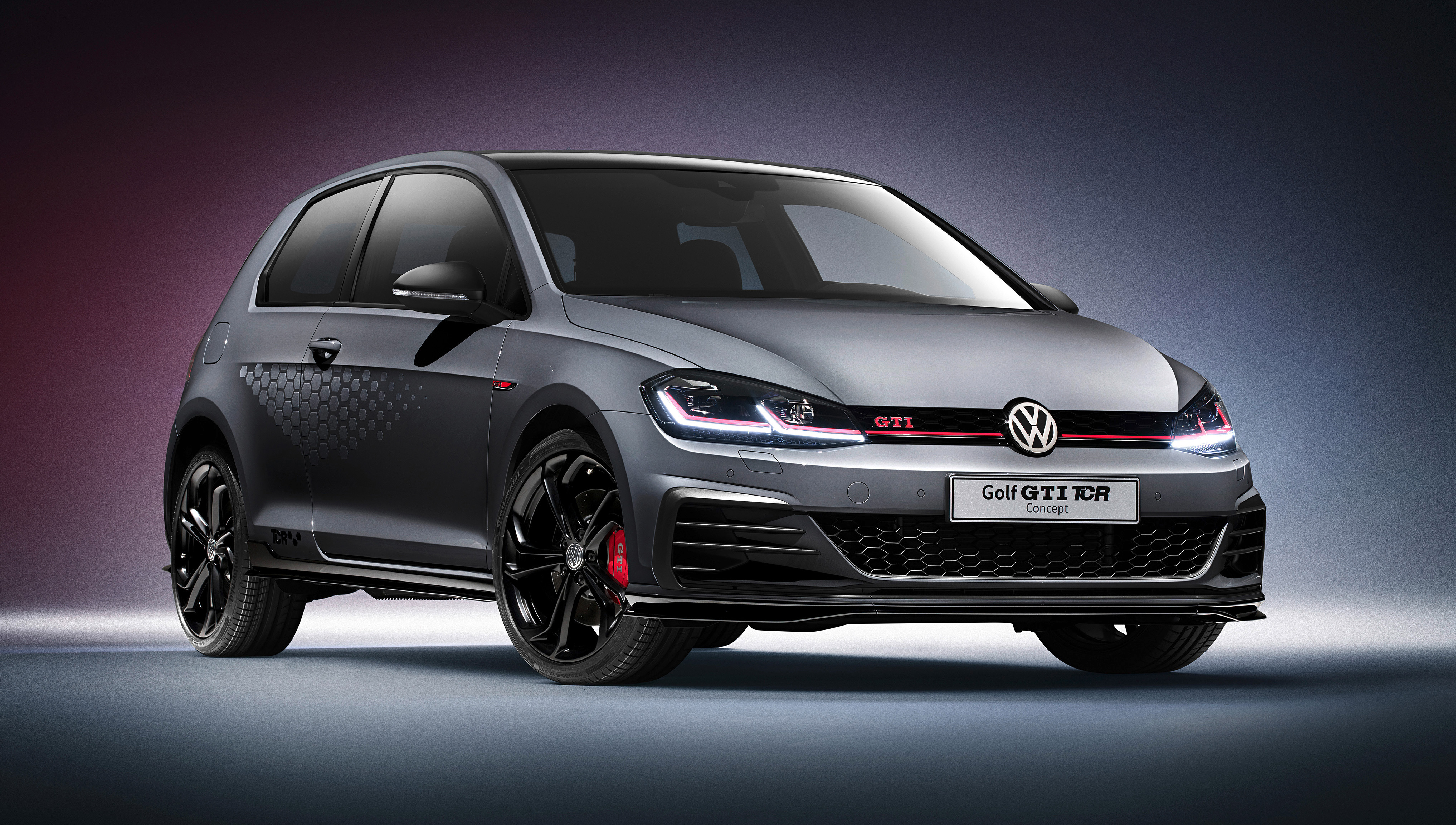 Volkswagen Golf Gti Tcr Concept 4k Wallpaper