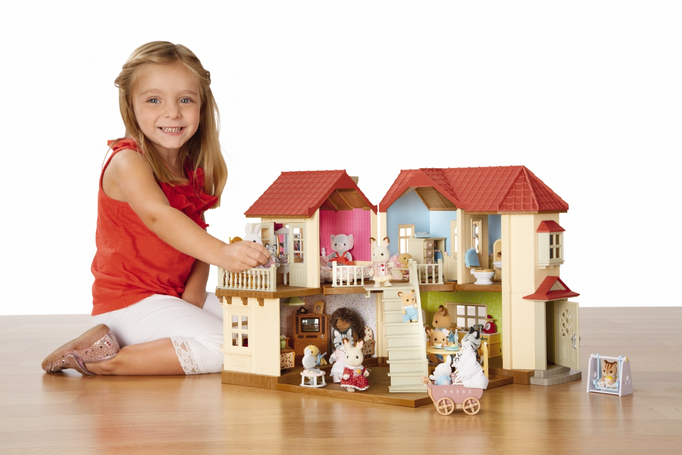 Calico Critters Luxury Townhome Kids In Harmony Store