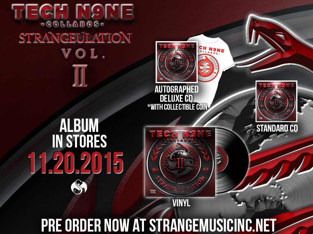 Tech N9ne Collabos Strangeulation Vol Ii Now Available For Pre Order
