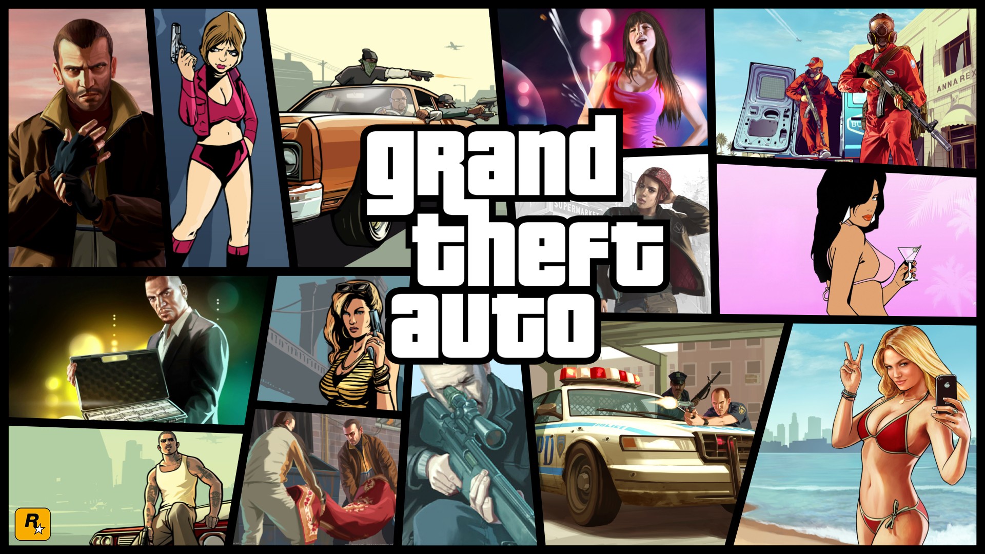 Grand Theft Auto Series Wallpaper