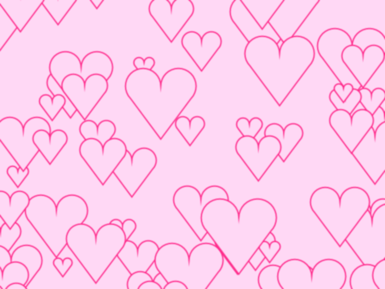 Wallpaper For Pink Love Heart Background