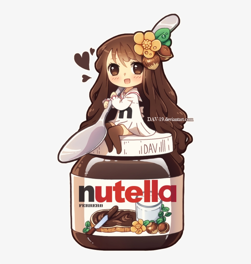 Nutella Clipart Transparent Background Chibi