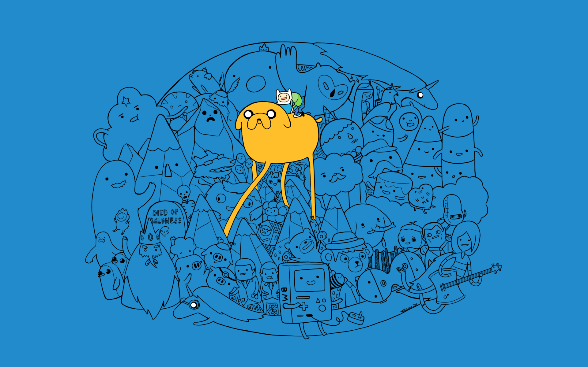 Wallpaper Cartoon Work Adventure Time With Finn