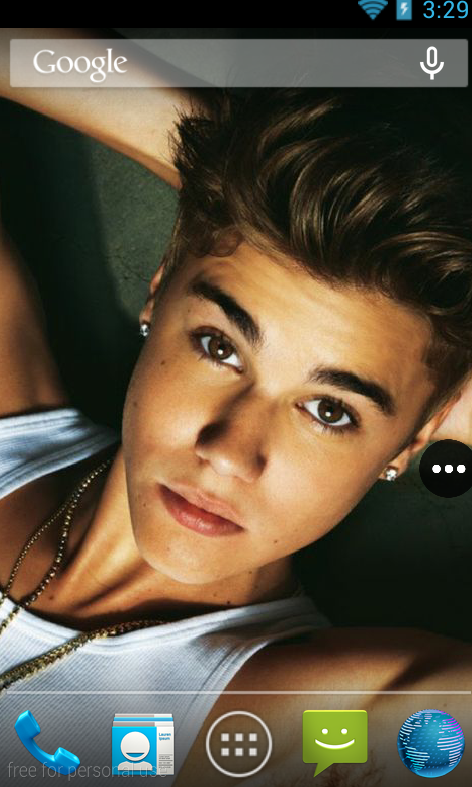 Justin Bieber Live Wallpaper For Android